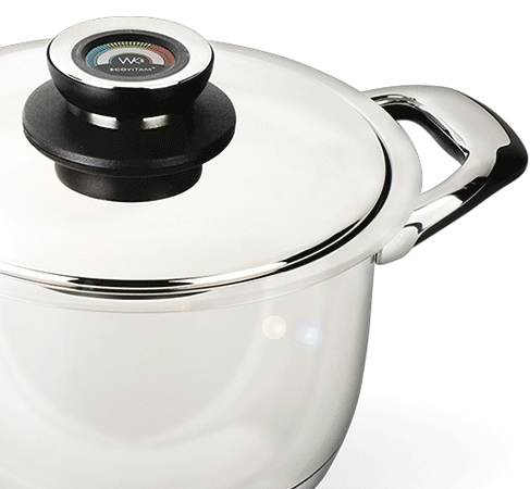 cuiseur vapeur avec couvercle inox